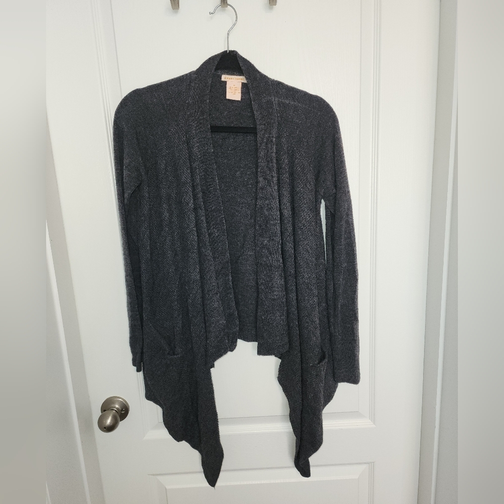 Womens Fall Long Sleeve Open Front Cardigan Lightweight Knit